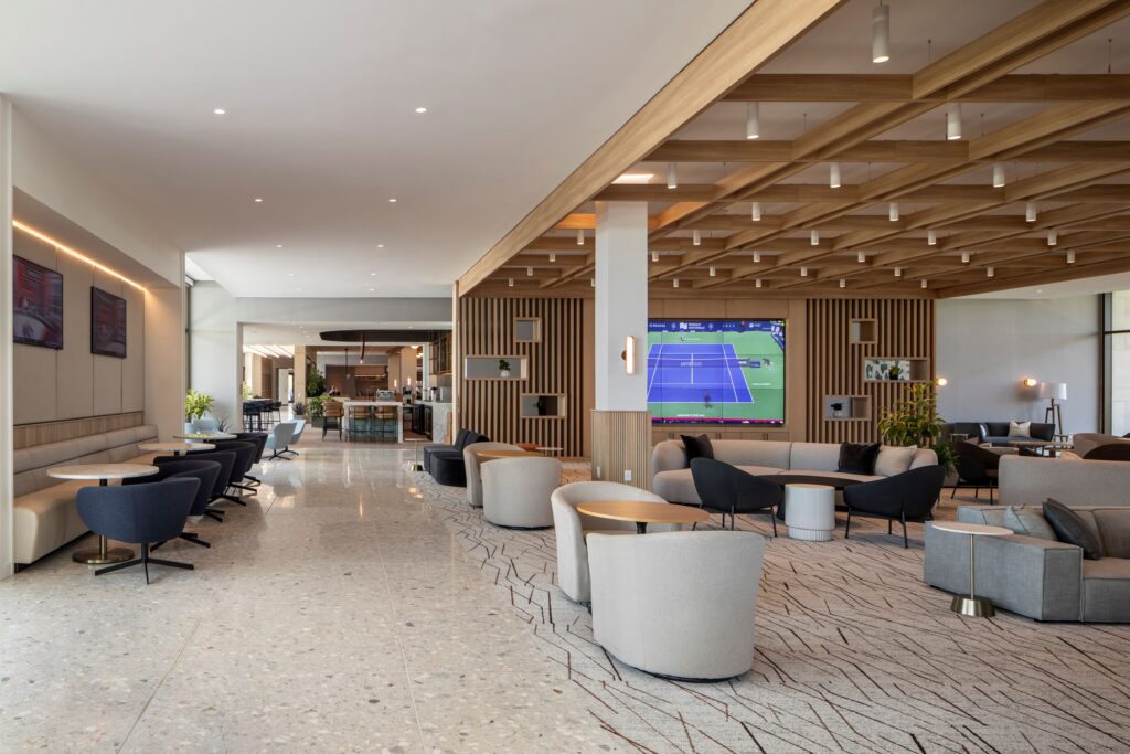 The Clubhouse Lounge at the Sporting Club